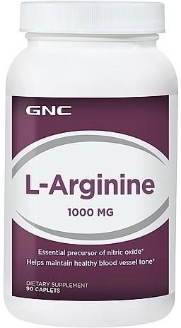 

Аминокислота GNC L-Arginine 1000 mg 90 caps