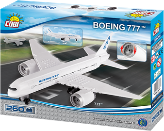 

Конструктор Cobi Самолет Boeing-777, 260 деталей (COBI-26261)