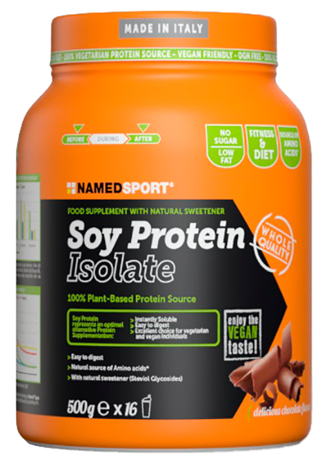 

Протеин Namedsport SOY PROTEIN ISOLATE 500 г Шоколад (8054956340941)