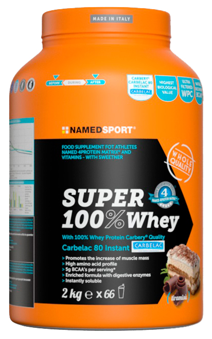 Акция на Протеин Namedsport SUPER 100% WHEY 2 кг Тирамису (8054956341030) от Rozetka UA