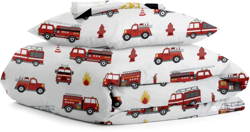 

Пододеяльник Cosas Бязь Премиум Fire Cars 110х140