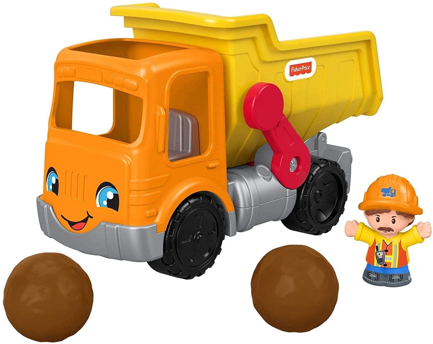 

Музыкальный самосвал Фишер-Прайс Little People Work Together Dump Truck Musical Toddler Toy Fisher-Price (GKR56)