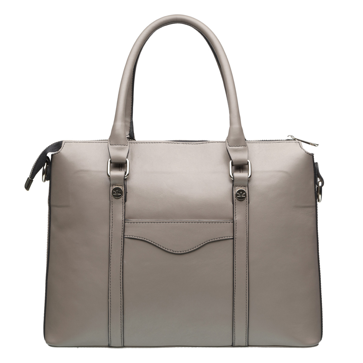 

Женская сумка Borsa Lova серая с карманом