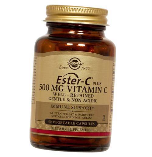 

Эстер-С плюс Витамин С, Ester-C 500 plus Vitamin C, Solgar 50вегкапс (36313206)
