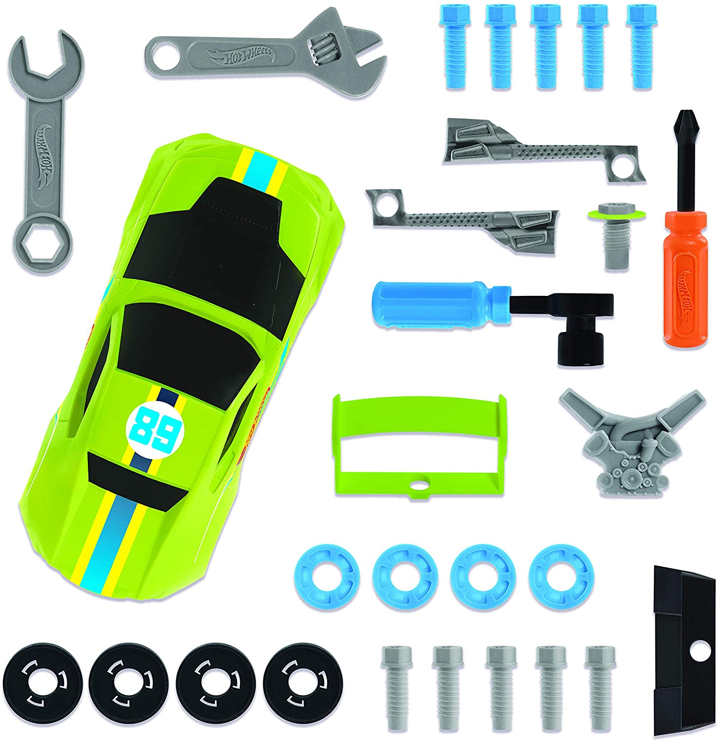 

Хот Вилс собери гоночный автомобиль 29 частей Hot Wheels Ready to Race Car Builder (37006)
