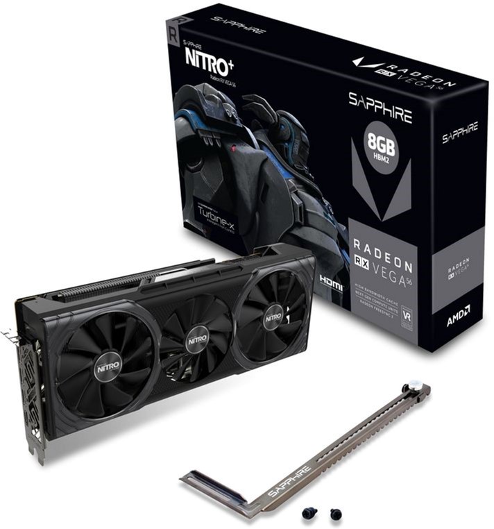 Видеокарта Sapphire PCI-Ex Radeon RX Vega 56 Nitro+ 8GB HBM2