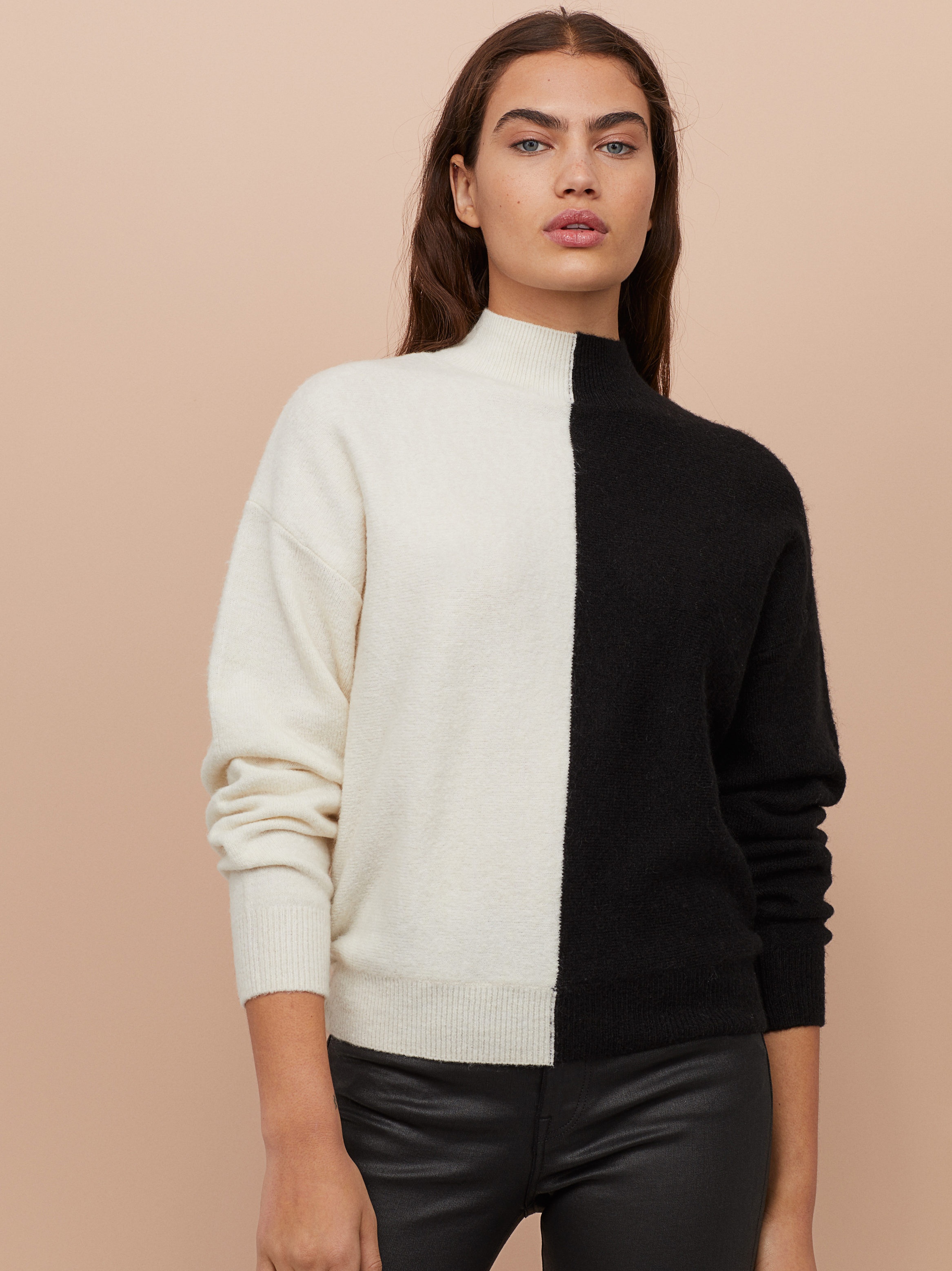 

Свитер H&M 0828114-1 L Комбинированный