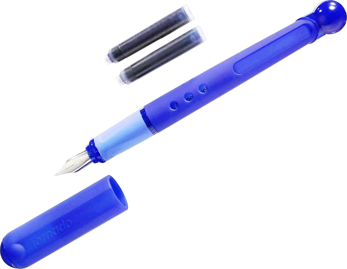 

Ручка перьевая для правши Herlitz Tornado A Blue Синяя Синий корпус (8621351B)