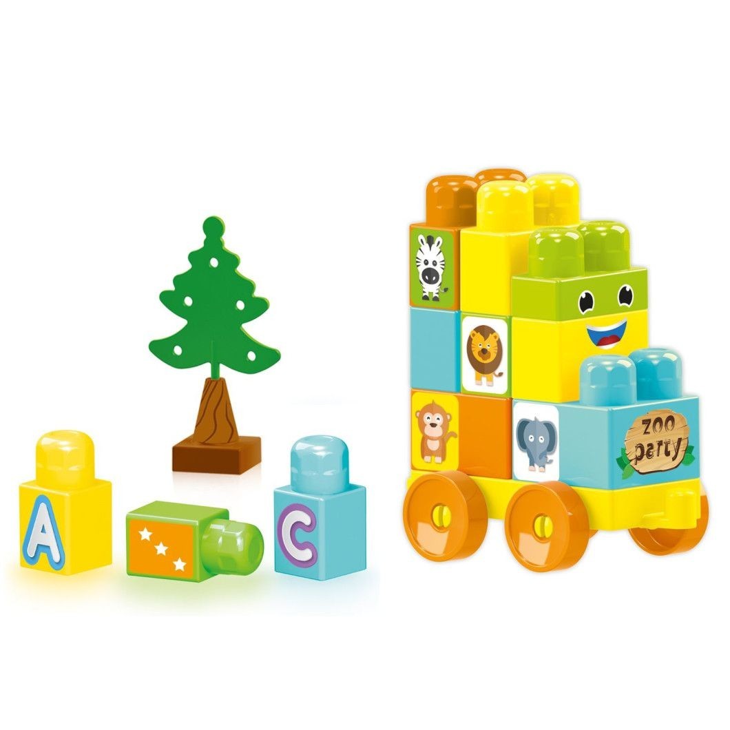 

Конструктор "Baby Blocks" Мои первые кубики 50 шт. картонная коробка