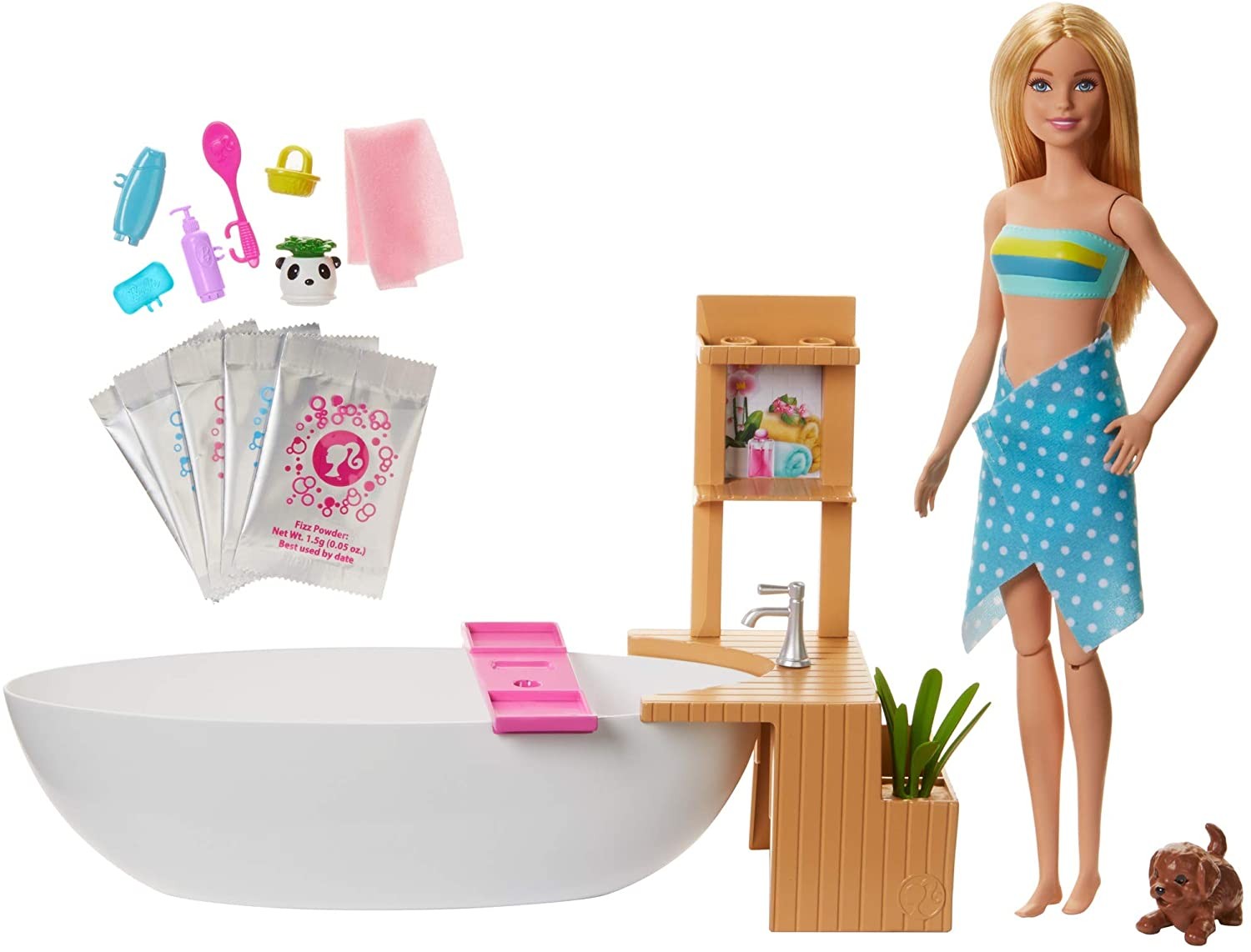 

Игровой Набор Барби Ванная комната (​Barbie Fizzy Bath Doll & Playset, Blonde)
