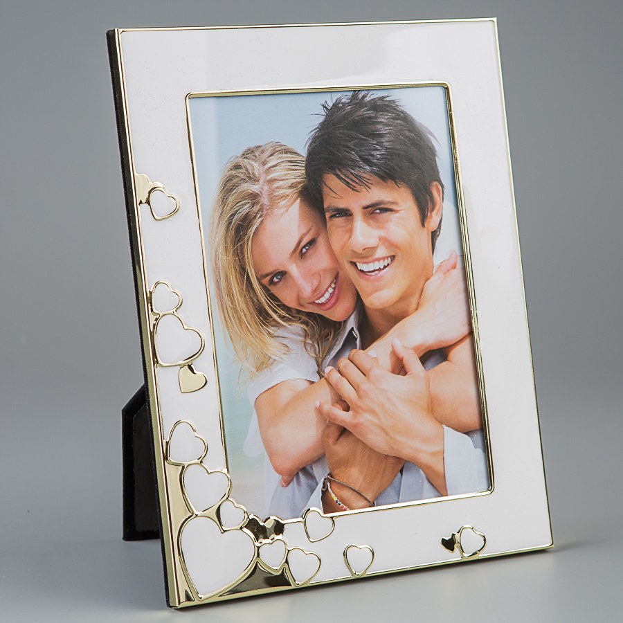 

Декоративная фоторамка «Сердечки» 17*22 см Angel Gifts SK15505