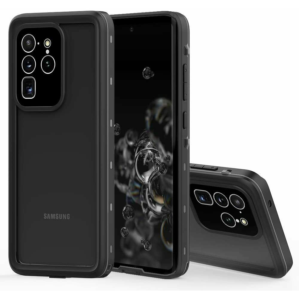 

Водонепроницаемый чехол Shellbox для Samsung Galaxy S20 Ultra Черный Без бренда
