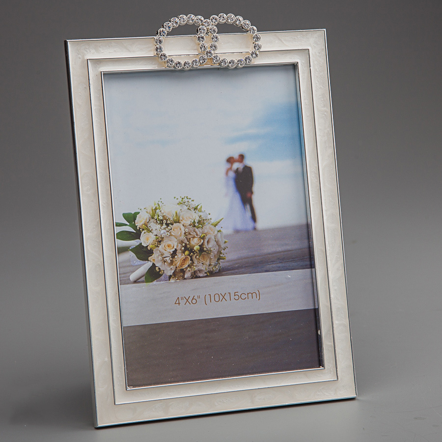 

Декоративная фоторамка «Кольца» 12*18 см Angel Gifts SK16156