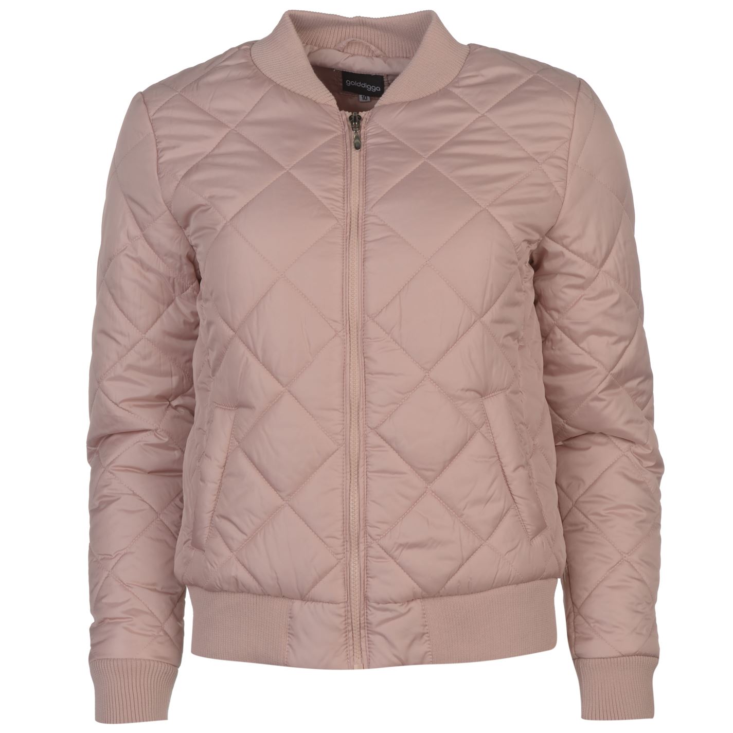 Golddigga quilted 2025 bomber jacket ladies