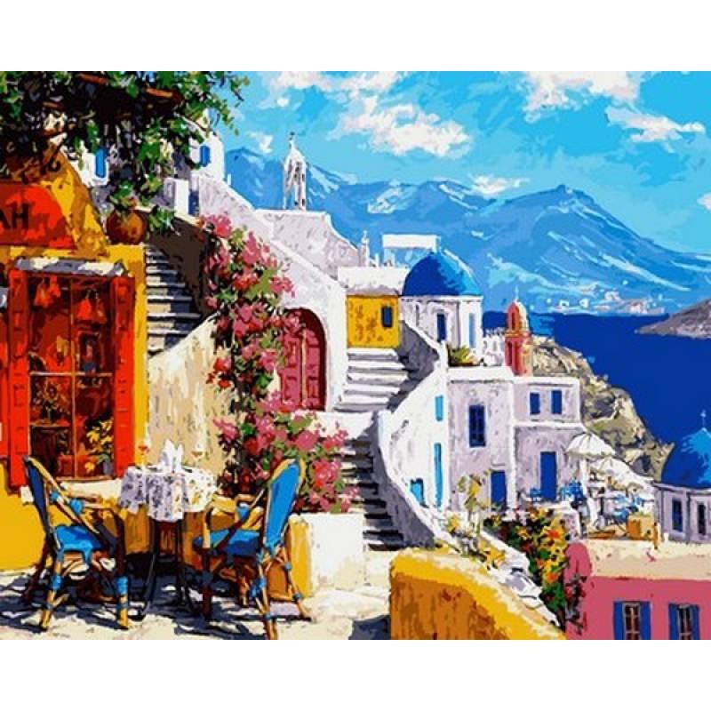 

Картина по номерам VP1032 Волшебная Греция, 40x50 см., Babylon