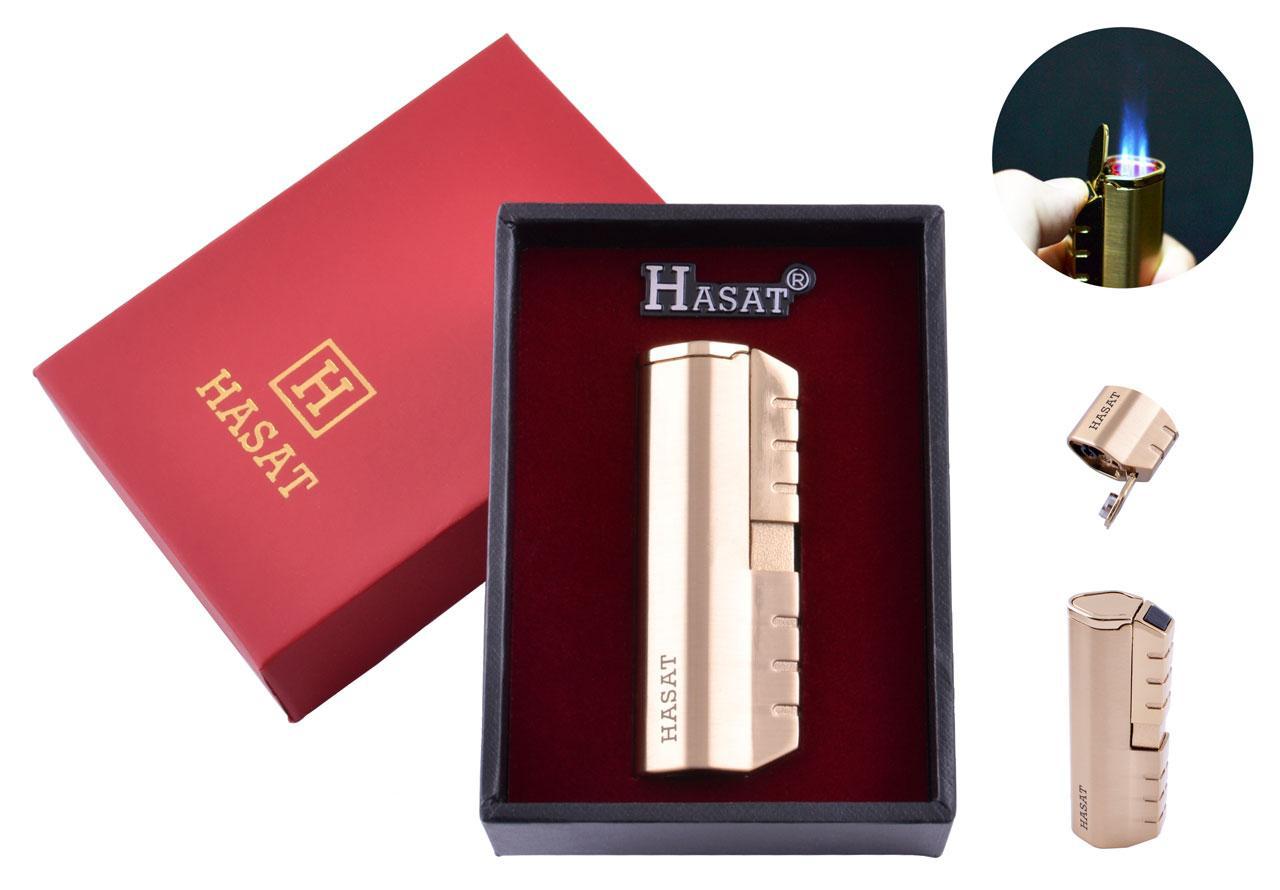

Зажигалка в подарочной коробке HASAT (Острое пламя) №4320 Gold Moongrass