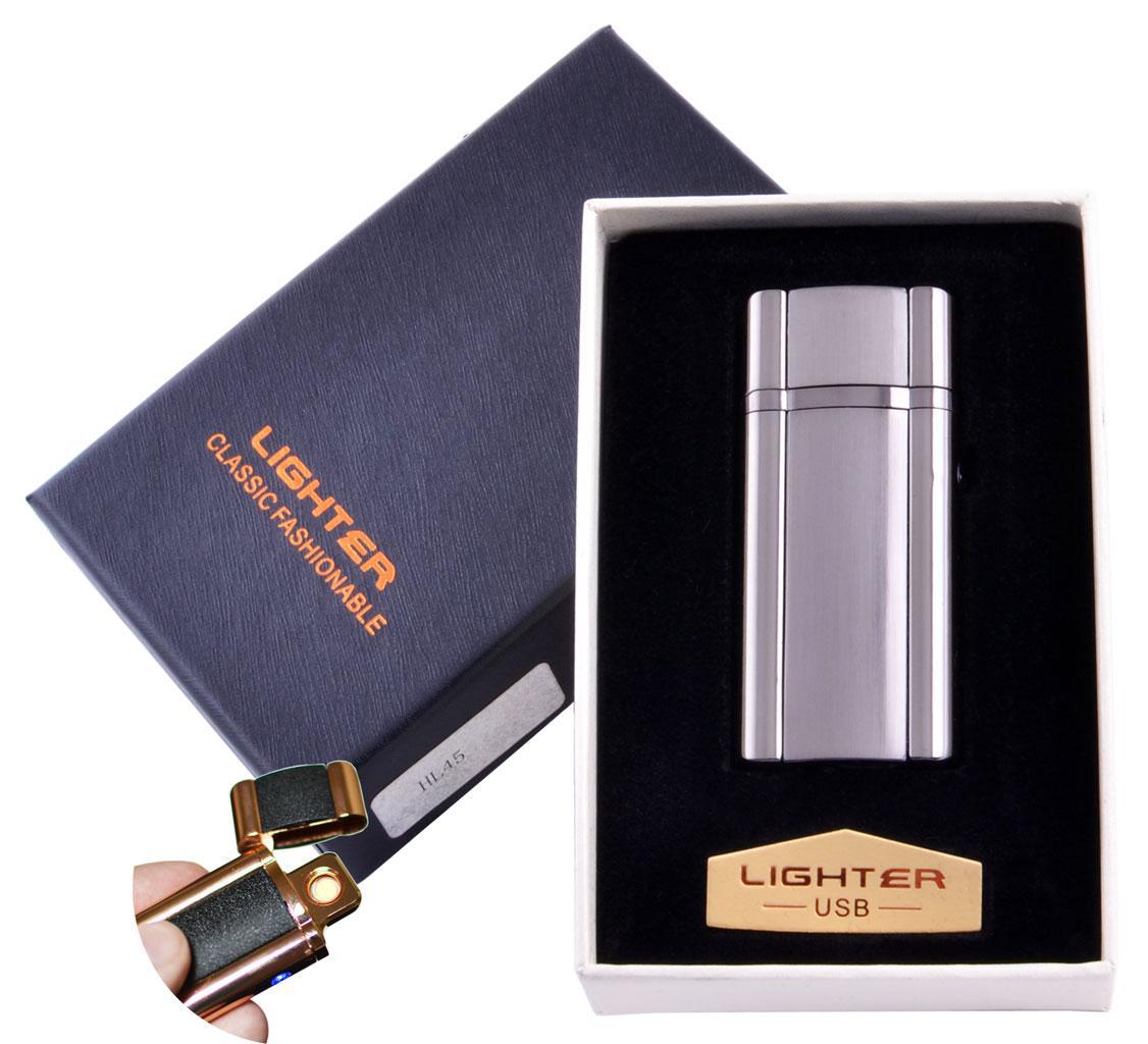 

USB зажигалка в подарочной упаковке Lighter (Спираль накаливания) №HL-45-1 USB