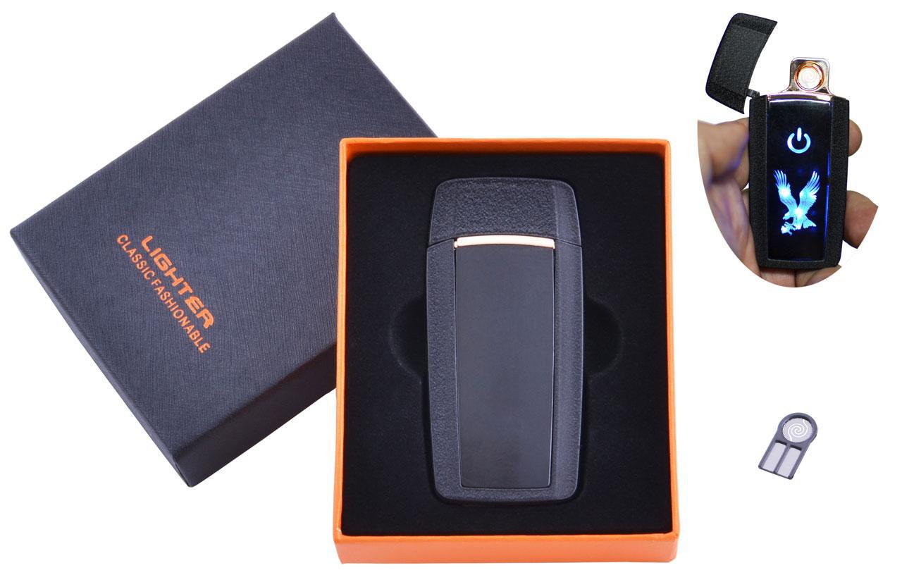 

USB зажигалка в подарочной упаковке Тигр (Спираль накаливания) №HL-55 Black USB