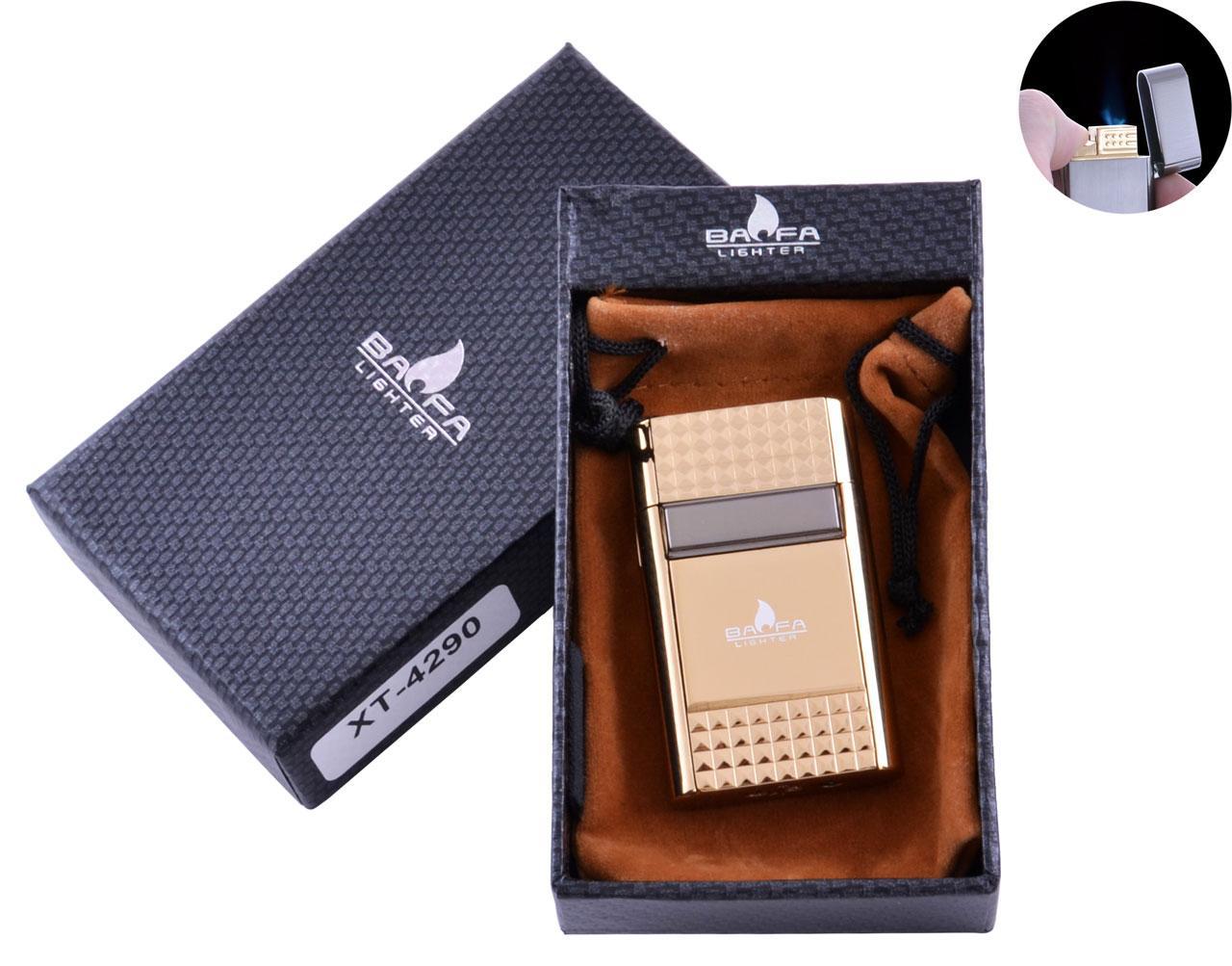 

Зажигалка в подарочной коробке BAOFA (Турбо пламя) №4290 Gold Baofa