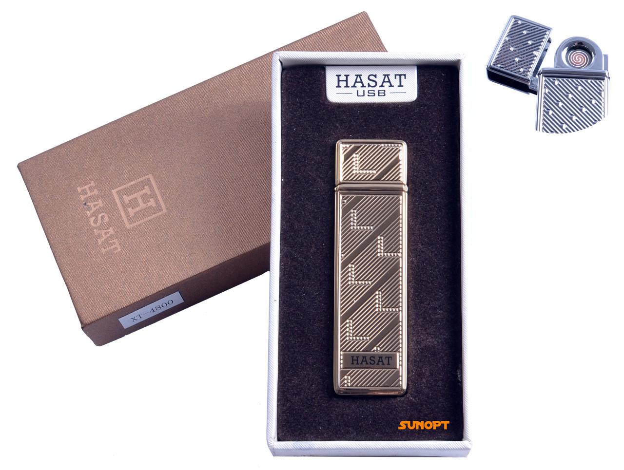 

USB зажигалка в подарочной упаковке "Hasat" (Двухсторонняя спираль накаливания) №4800-5 USB