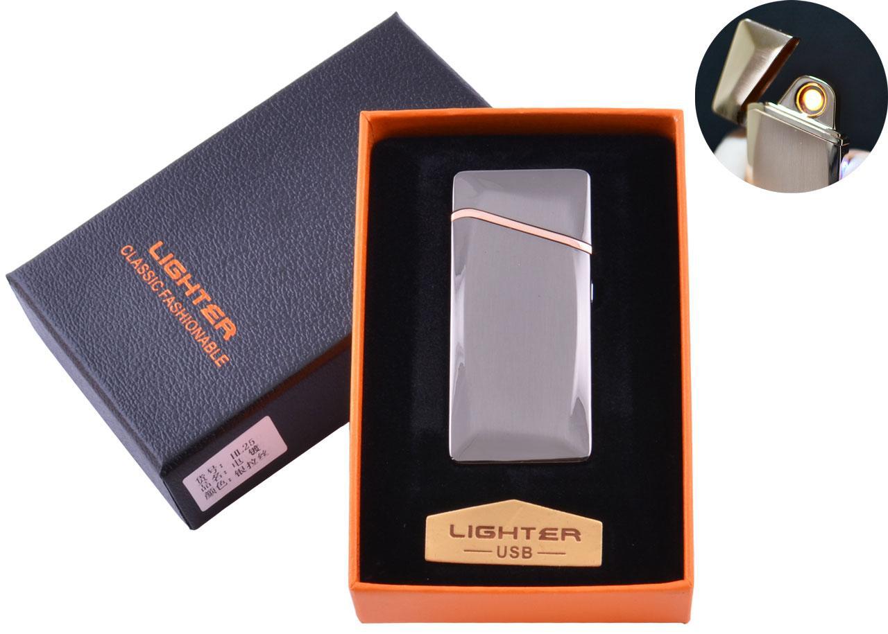 

USB зажигалка в подарочной упаковке (Спираль накаливания) №HL-25 Black USB