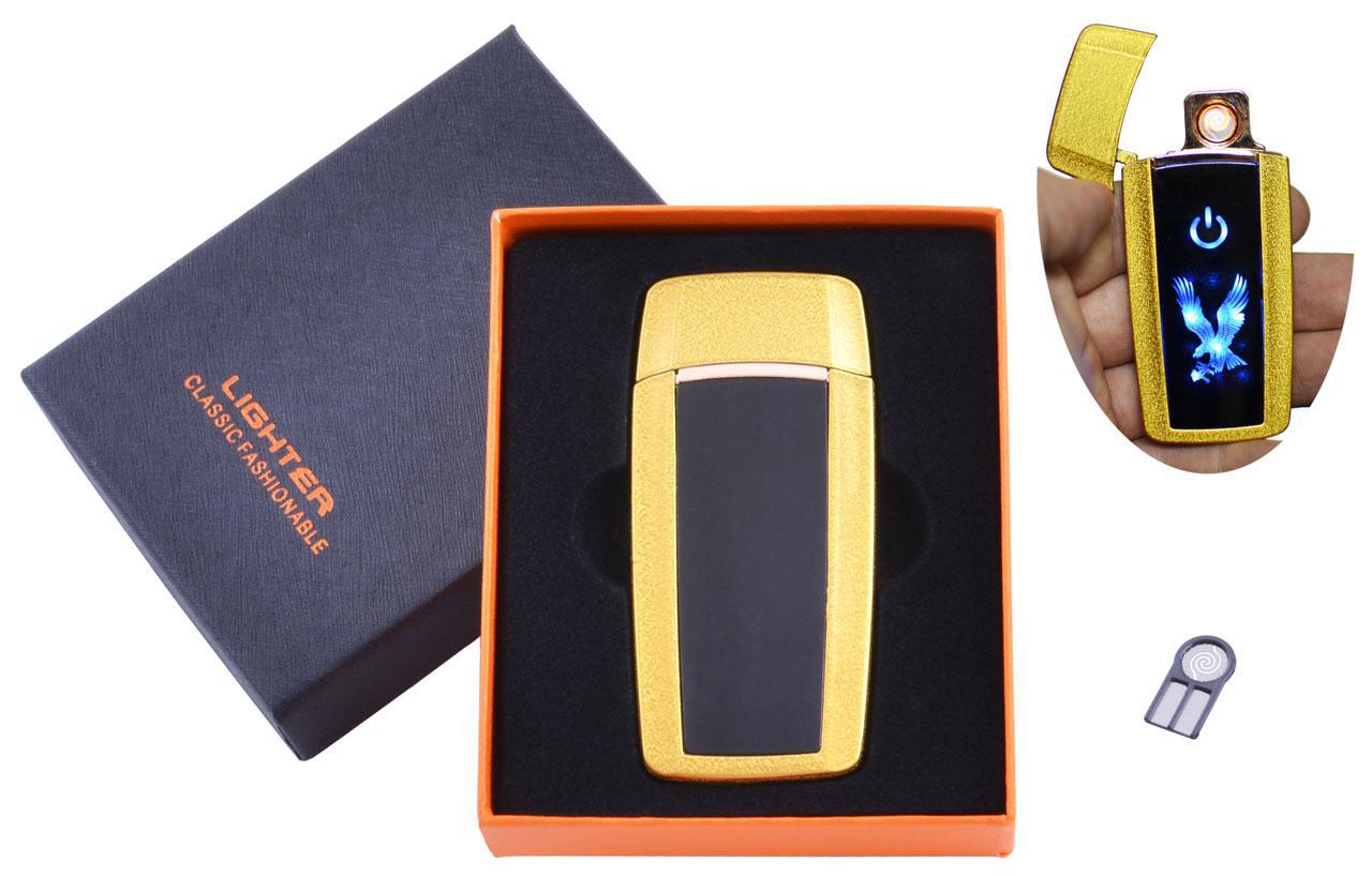 

USB зажигалка в подарочной упаковке Тигр (Спираль накаливания) №HL-55 Gold USB