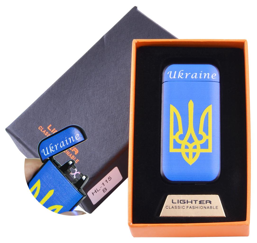

Электроимпульсная зажигалка в подарочной коробке Ukraine №HL-115-2 Lighter