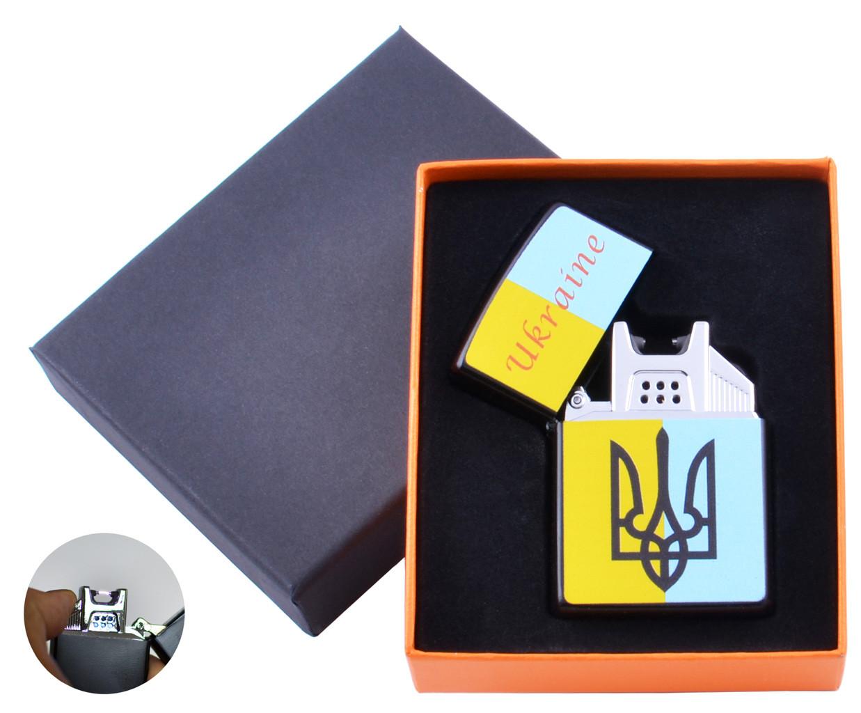 

Электроимпульсная зажигалка Украина (USB) №HL-146-3 Lighter