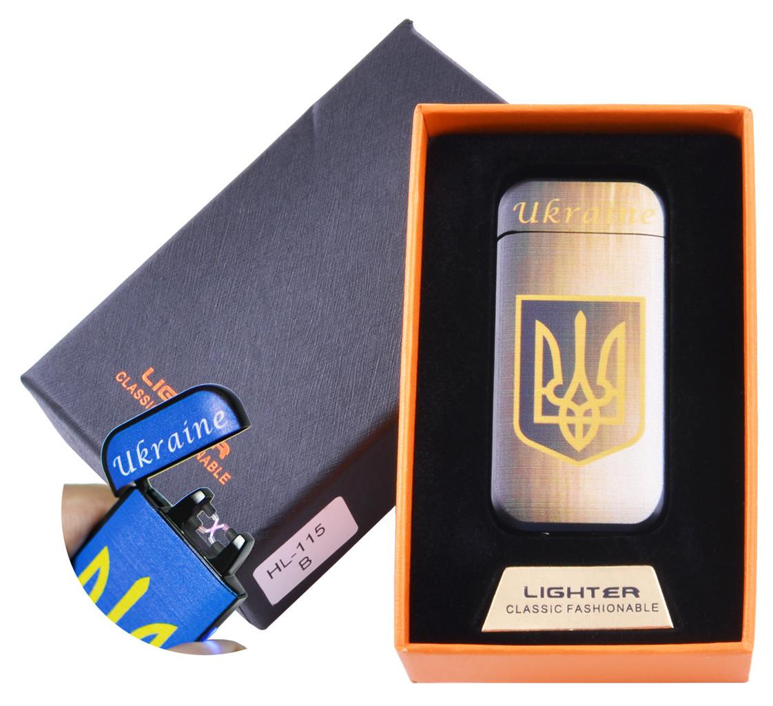 

Электроимпульсная зажигалка в подарочной коробке Ukraine №HL-115-3 Lighter