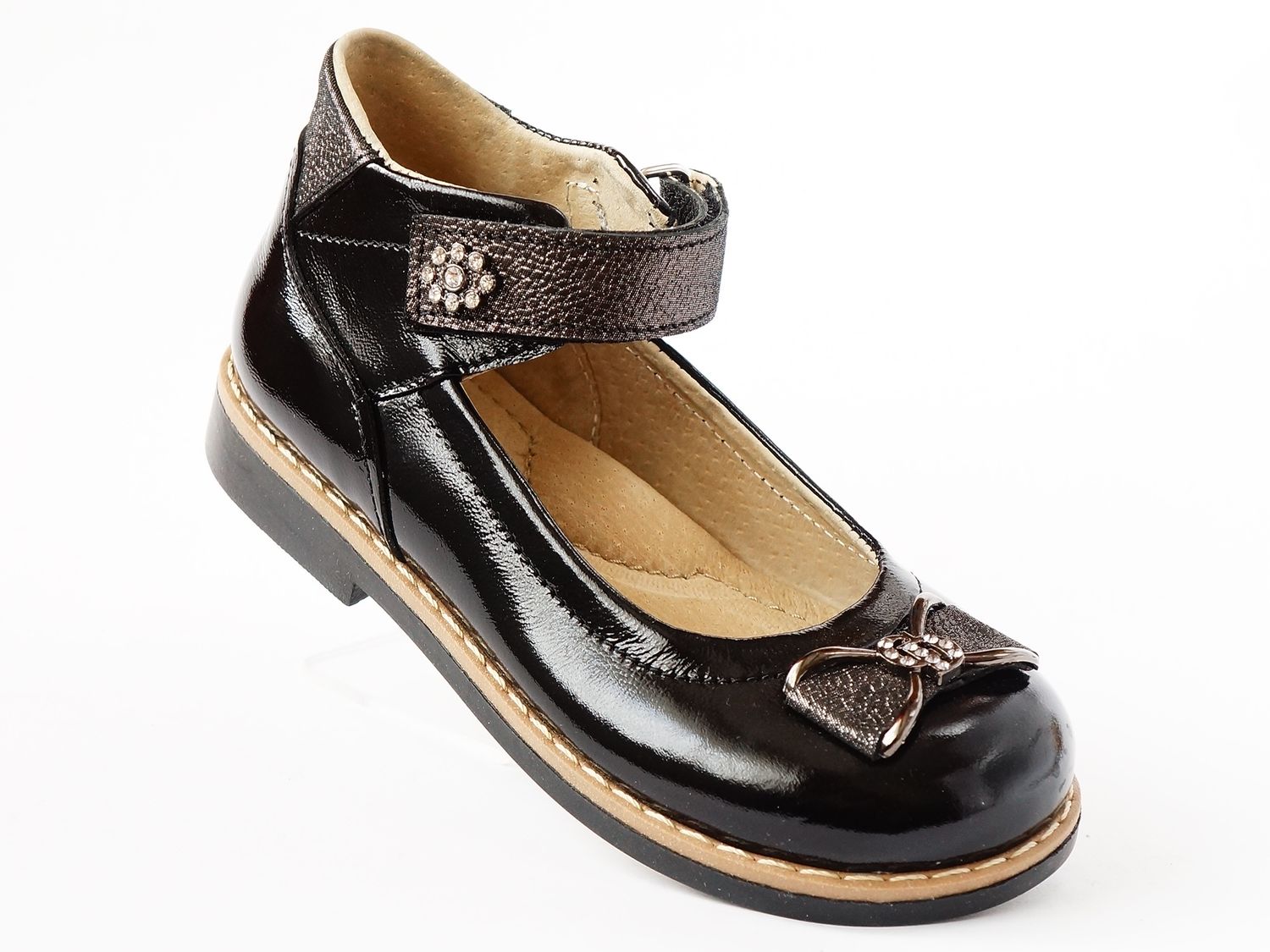 

Ортопедические туфли Zdrava Obuvka 302-8 33 Черные