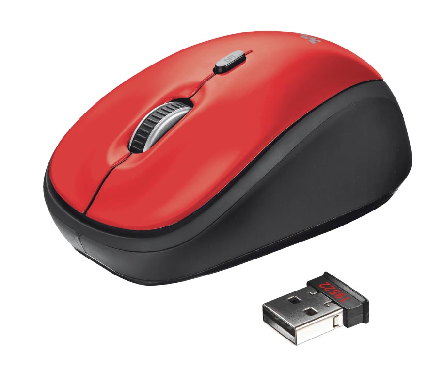 

Мышь Trust Yvi Wireless Red (TR19522)