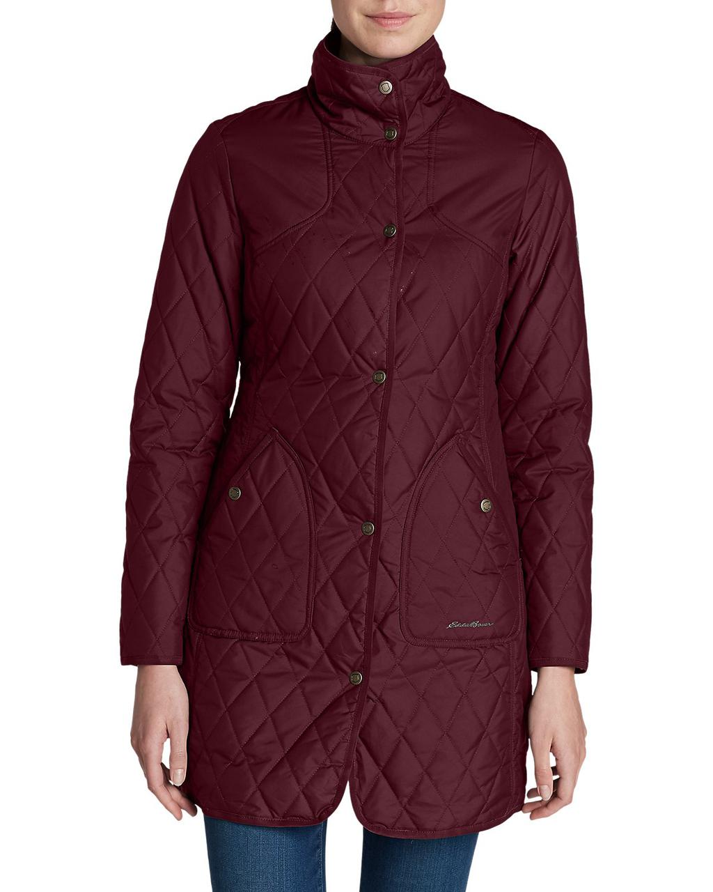 

Зимнее женское пальто Eddie Bauer Womens Year-Round Field Coat DK BERRY, Зимнее женское пальто Eddie Bauer Womens Year-Round Field Coat DK BERRY (M)