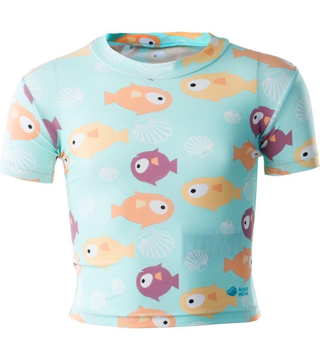 

Купальная футболка для девочки AquaWave Sea Girl Kids Swim Shirt BLUE (S)