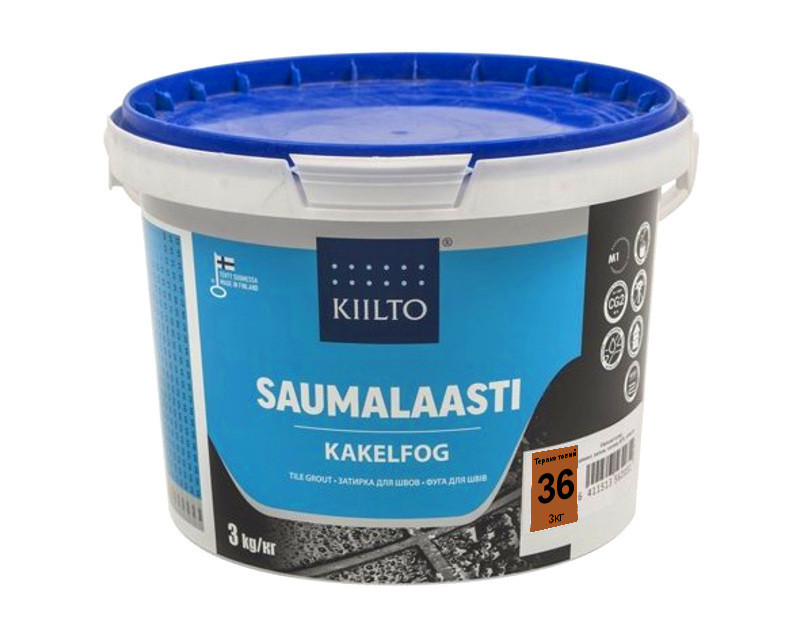 

Затирка цементная KIILTO для швов плитки №36 - терракотовая 3кг