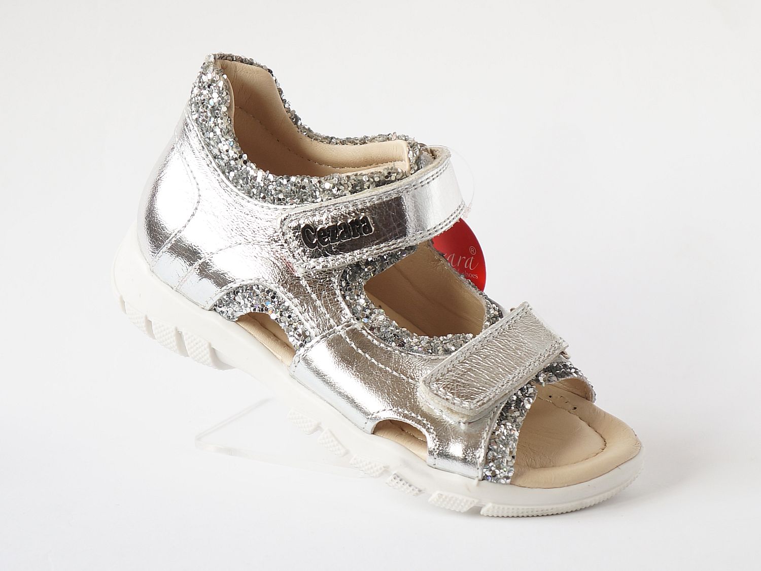 

Ортопедические босоножки Cezara Orthopedic 303K SILVER 26 Серебристые