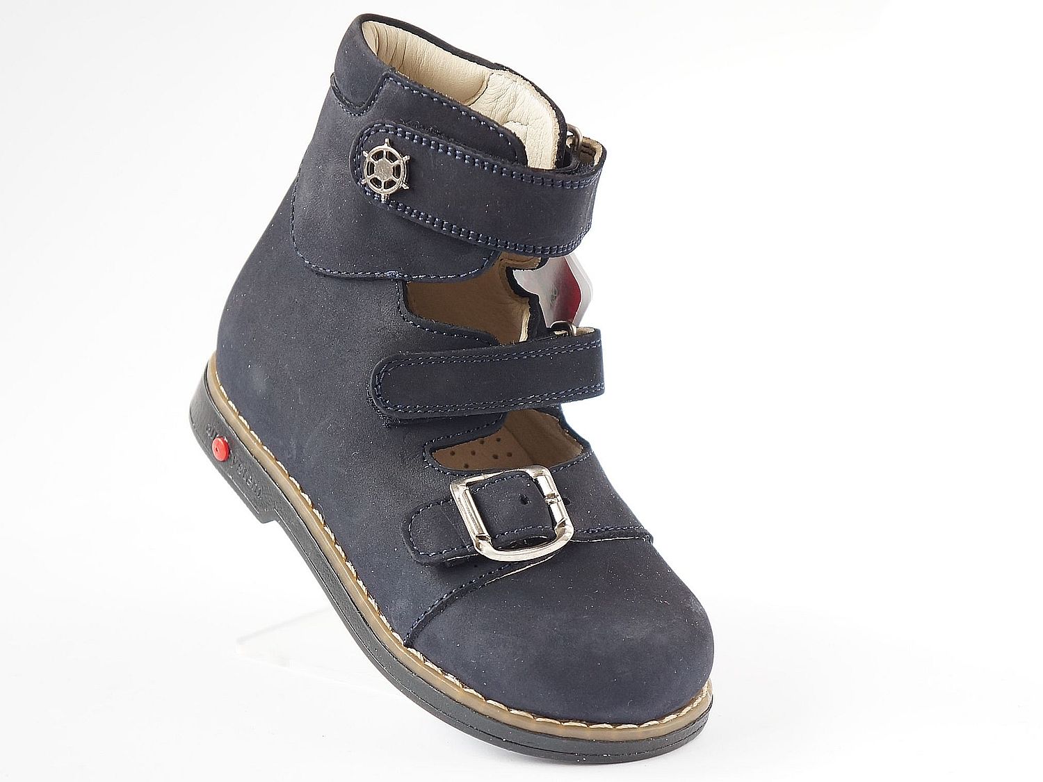 

Ортопедические туфли Cezara Orthopedic 1144-Laci Nubuk 24 Синие