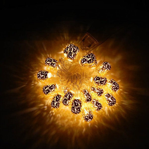 

Гирлянда-Шарики Пальчики 3 м Теплый желтый Белый 20 LED Внутренние DECOR LED