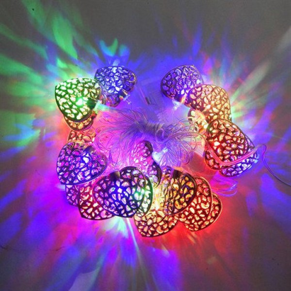 

Гирлянда-Шарики Сердечки 3 м Мульти 20 LED Внутренние DECOR LED