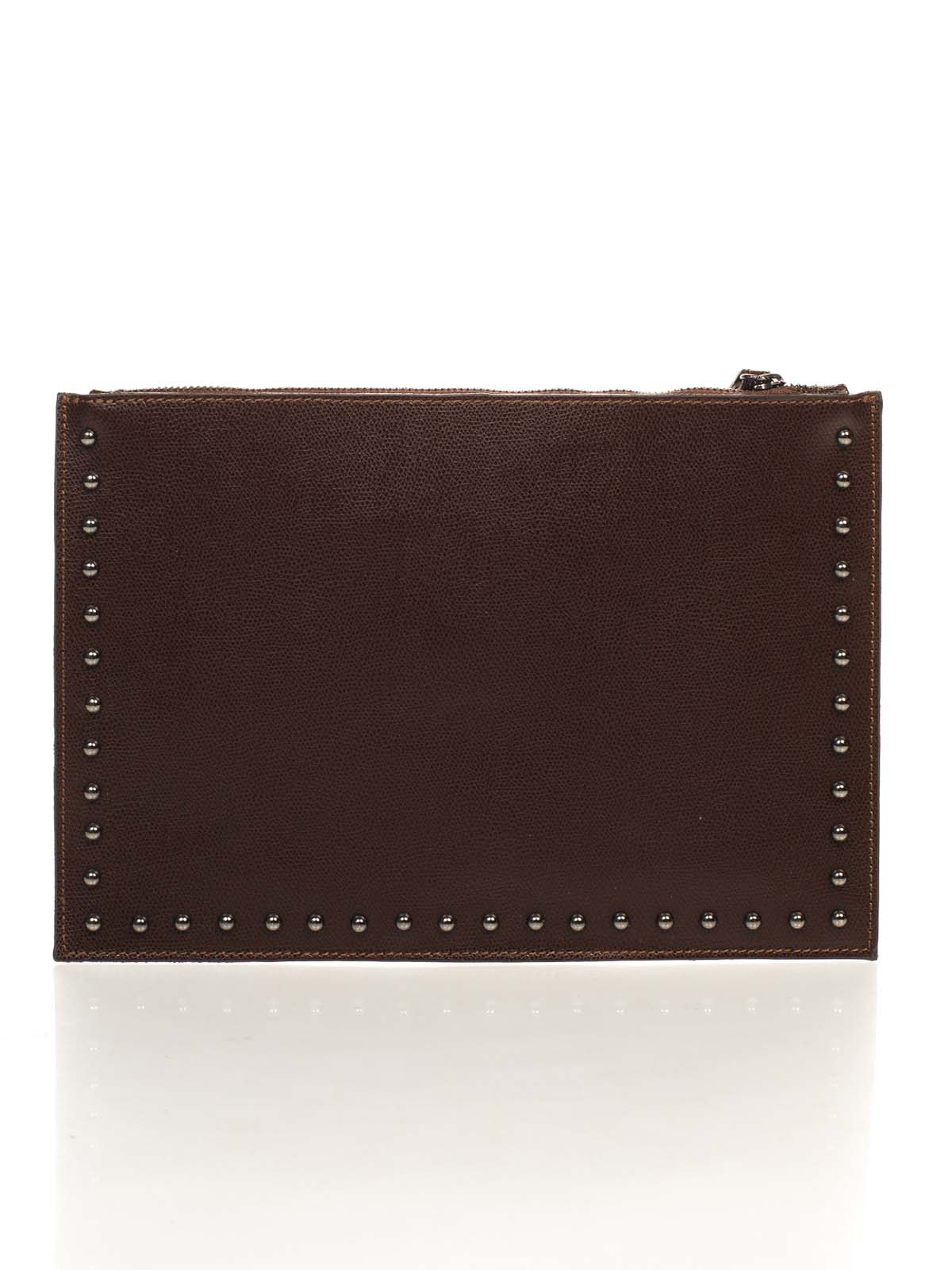 

Клатч Genuine Leather 1405_dark_brown Кожаный Коричневый