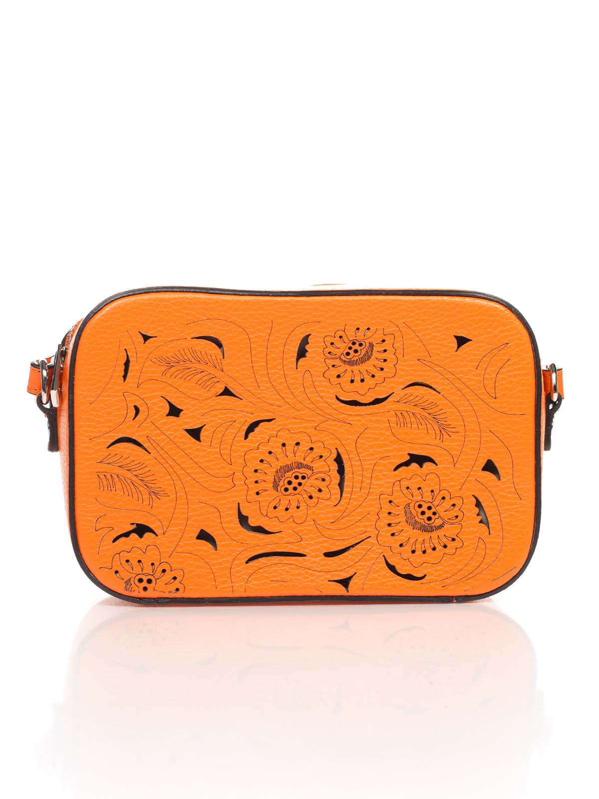 

Клатч Genuine Leather 1654_orange Кожаный Оранжевый