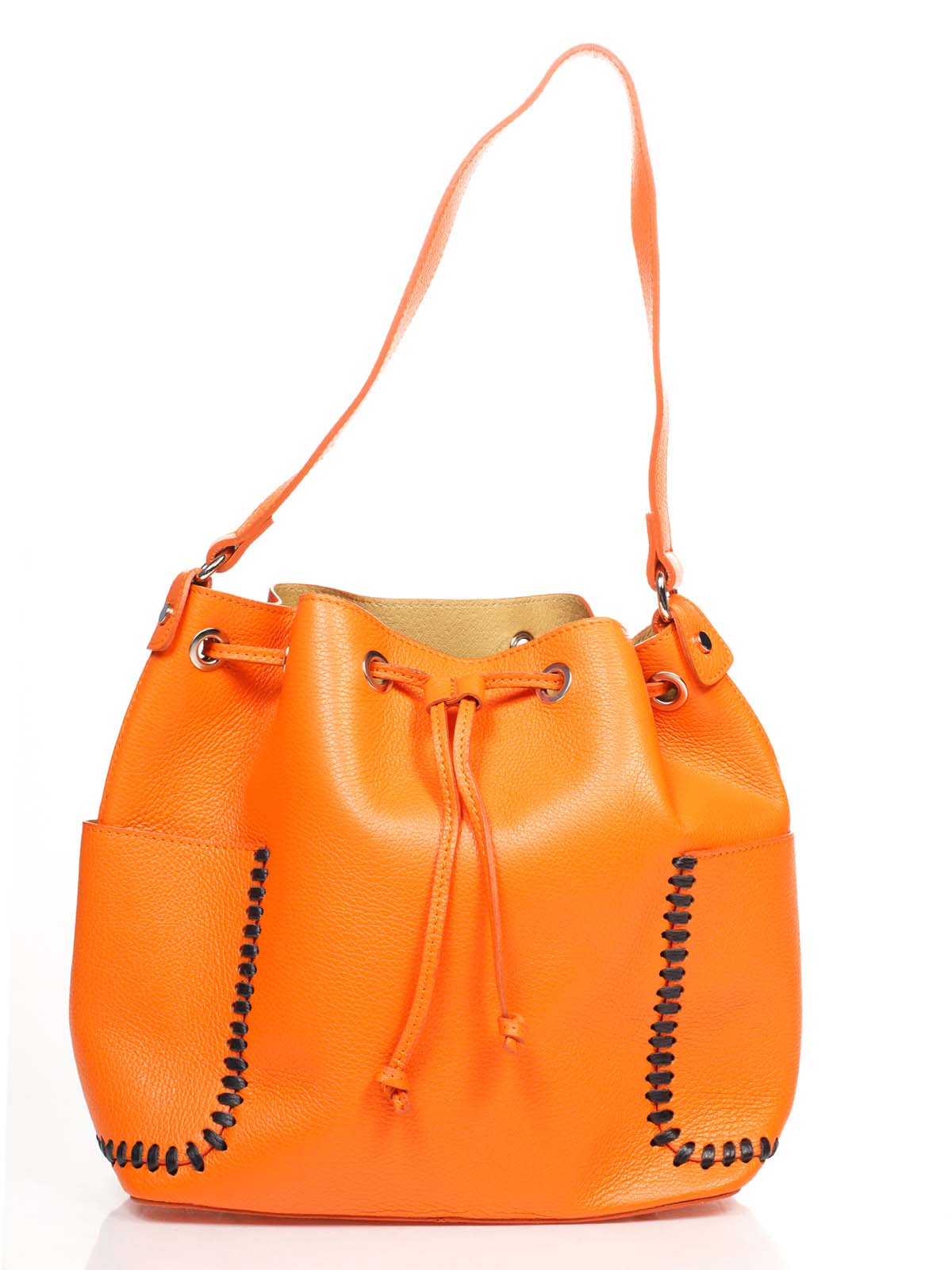 

Сумка На Каждый День Genuine Leather 8926_orange Кожаная Оранжевый