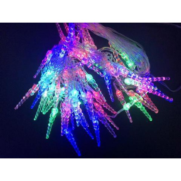 

Гирлянда -штора Сосульки 3*0.5 м Мульти 60 LED Внутренние DECOR LED