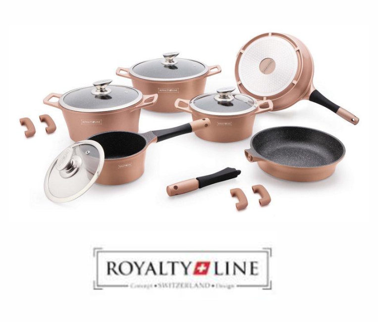 

Набор кастрюль Royalty Line RL-ES1014M Copper 14 pcs