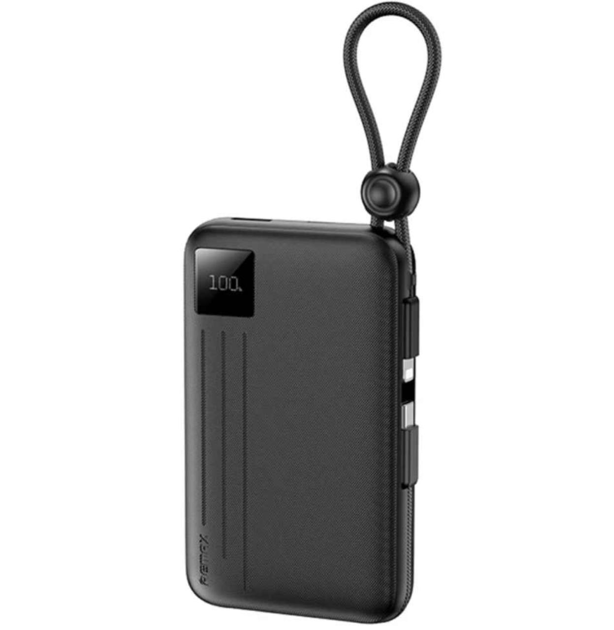 УМБ Remax FC-15 22.5W Dual cables fast charging 20000mAh Black