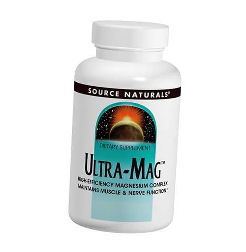 

Магний В6, Ultra-Mag, Source Naturals 120таб (36355014)