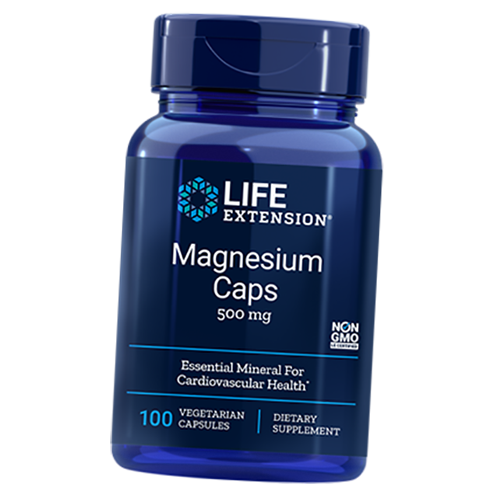 

Магний, Magnesium 500, Life Extension 100вегкапс (36346010)