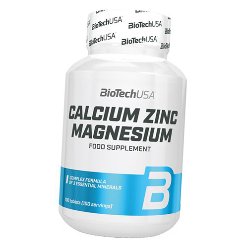 

Calcium Zinc Magnesium BioTech (USA) 100таб (36084004)