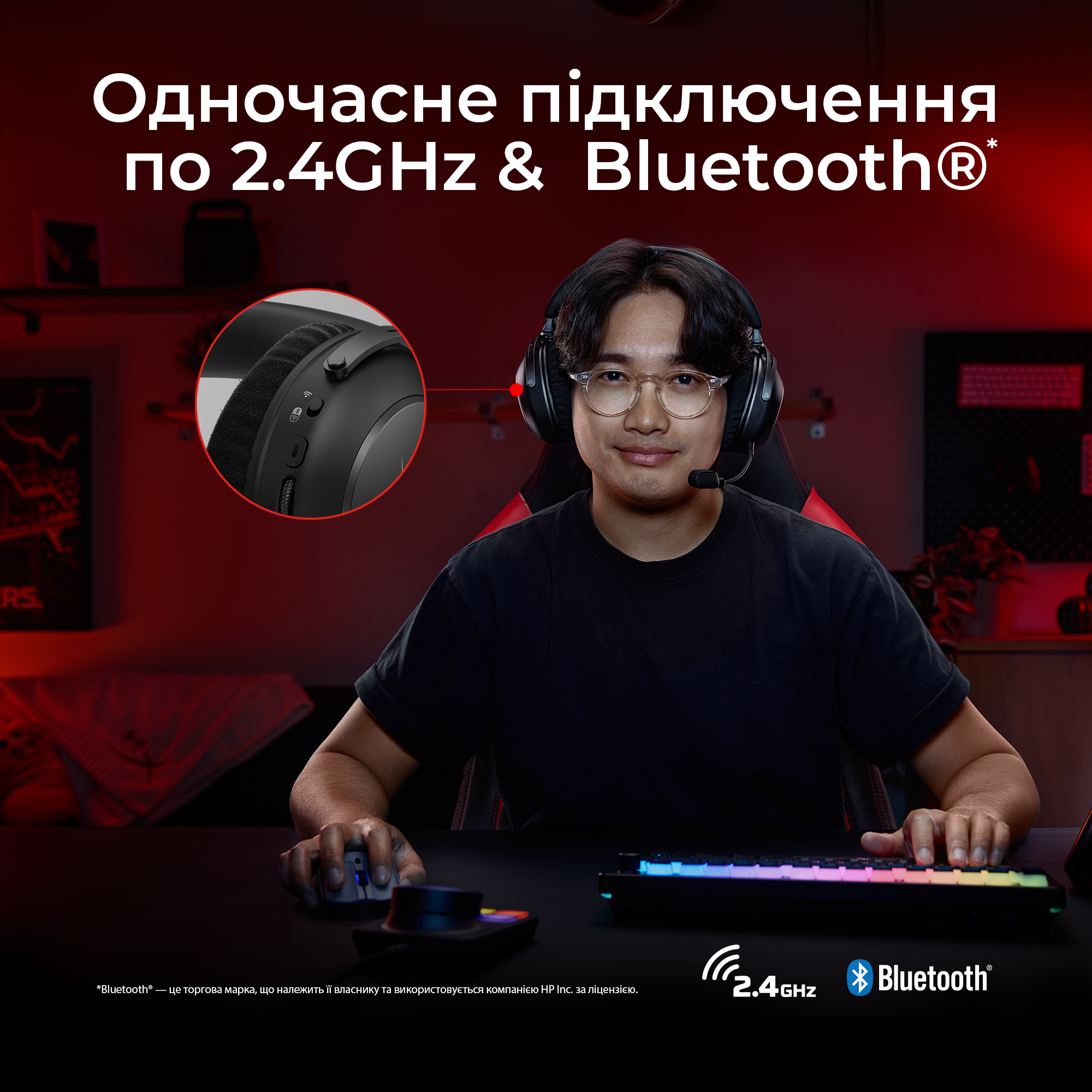 Навушники HyperX Cloud Alpha 2 Wireless Black (AJ5C7AA) — фото 14