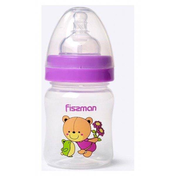 

Бутылочка детская для кормления Fissman Babies "Мишка-любимчик" 120мл с широким горлышком