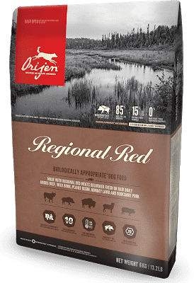 

Корм беззерновой с телятиной ORIJEN Regional Red DOG для собак всех пород 340 г